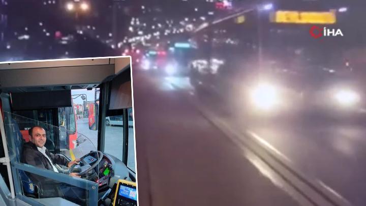 Beylikdüzü'nde korkunç kazada metrobüs şoförü hayatını kaybetmişti! Feci kazanın görüntüleri ortaya çıktı