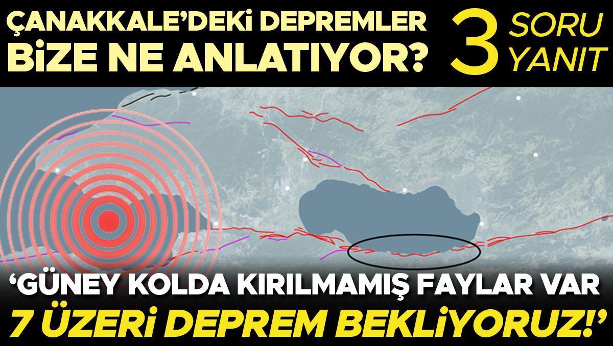 Çanakkale’deki küçük depremler bize ne anlatmak istiyor? ‘Kuzey Anadolu Fayı’nın güney kolunda kırılmamış faylar var, 7 üzeri deprem bekliyoruz’ I 3 SORU 3...