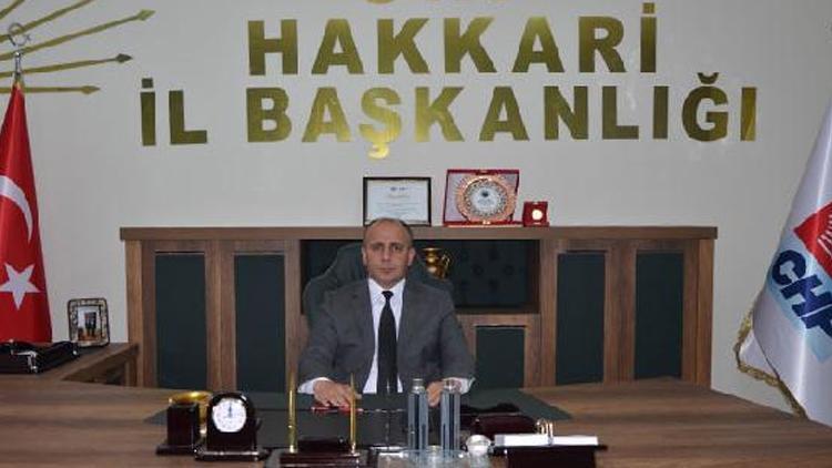 CHP Hakkari il başkanı görevinden istifa etti