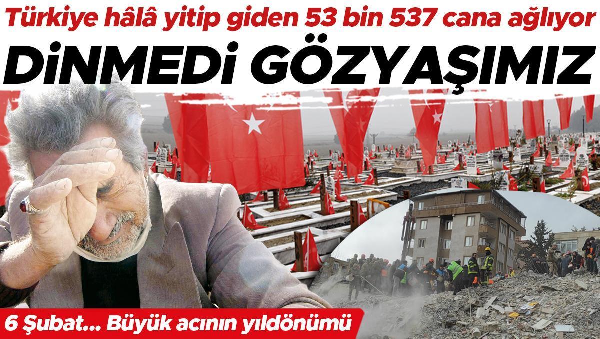 Çifte felakette yitirdiğimiz 53 bin 537 canı anıyoruz... Acıları da hatıraları da sonsuza dek kalbimizde