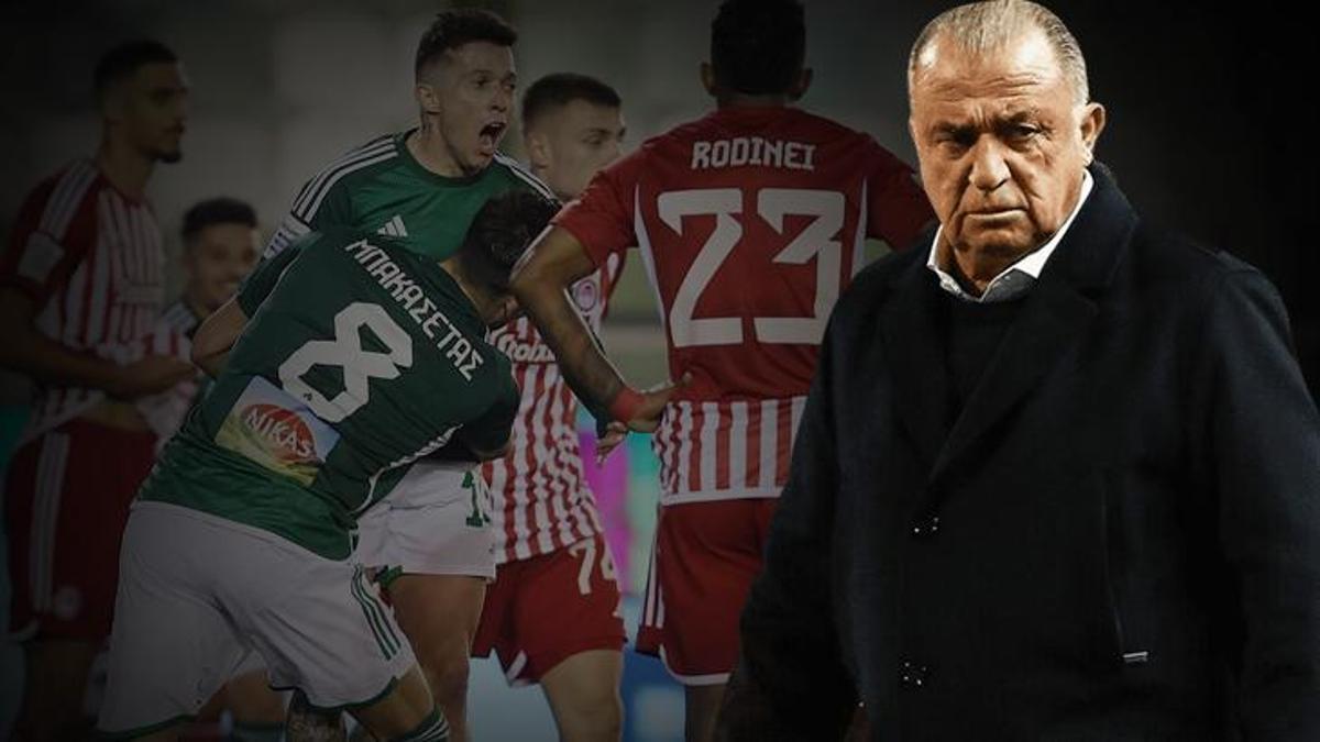 Fatih Terim'li Panathinaikos, Olympiakos'u devirdi! Kritik 3 puan...