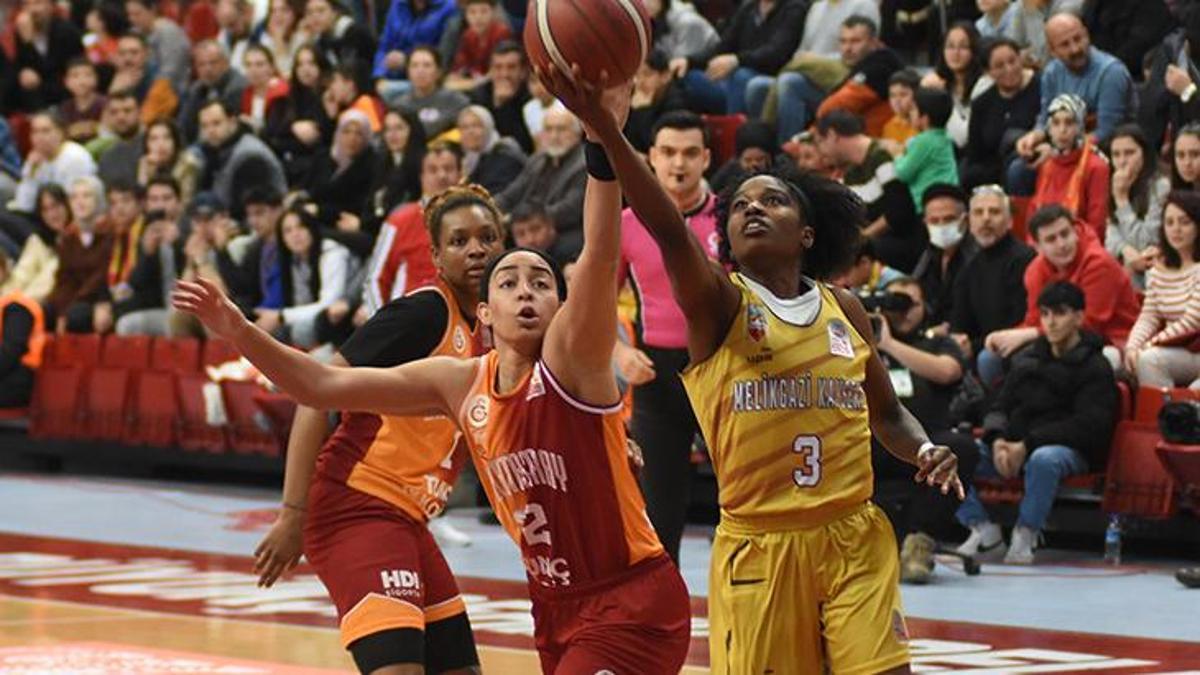 Galatasaray, Melikgazi Kayseri Basketbol'a mağlup oldu