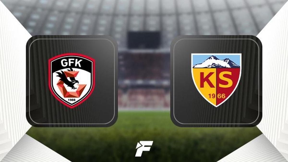 Gaziantep FK - Kayserispor maçı (CANLI)