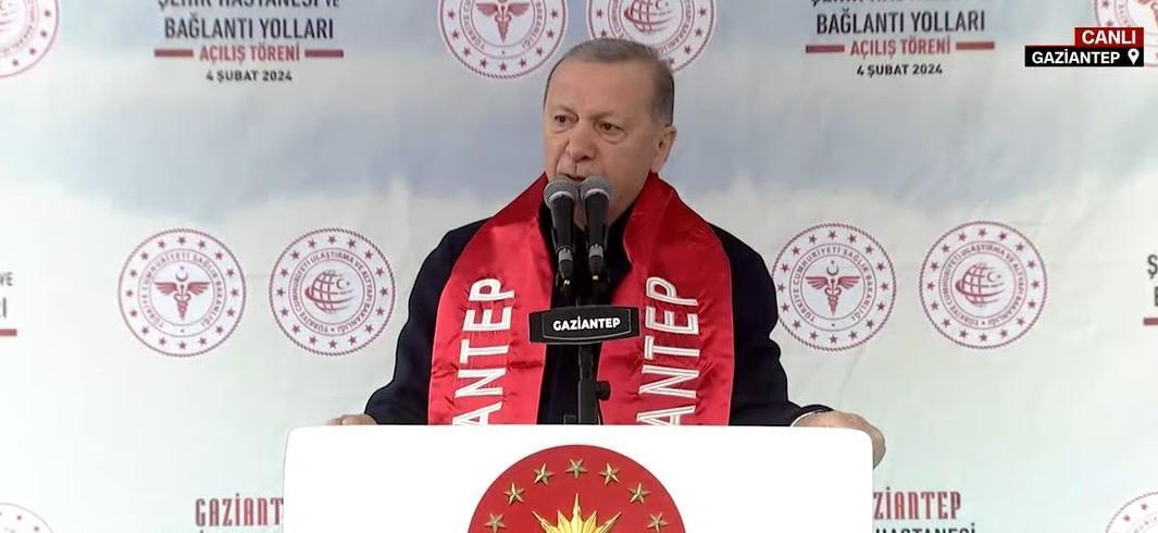 Gaziantep Şehir Hastanesi açılış töreni... Cumhurbaşkanı Erdoğan: Şehirlerimizi ayağa kaldırana kadar dinlenmeyeceğiz