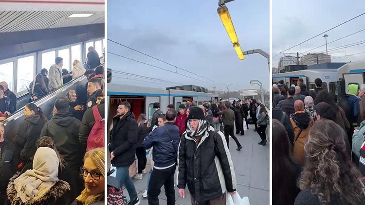 İstanbul'da metro arızası