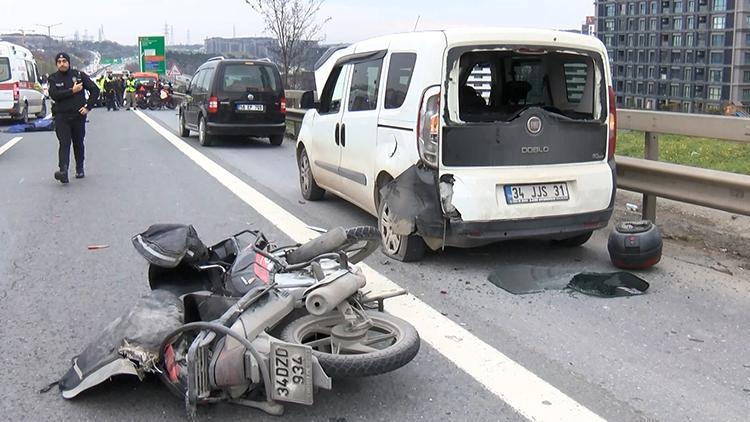 İstanbul'da motokuryenin kahreden ölümü