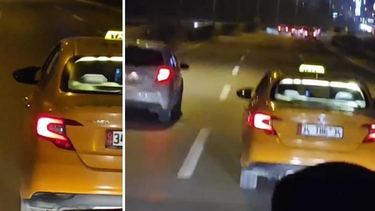 İstanbul'da TEM Otoyolu'nda yol verme tartışması