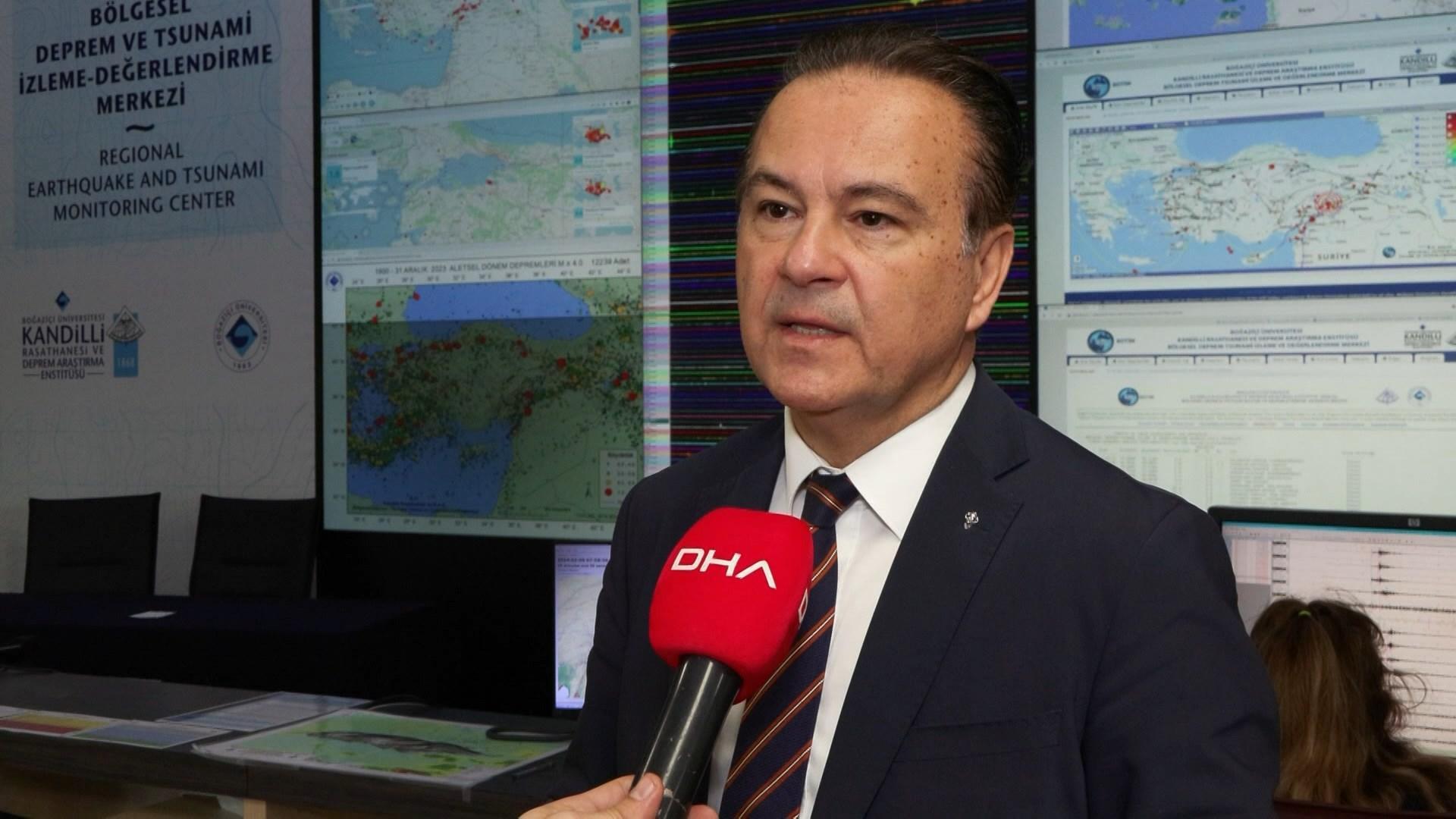 Kandilli Rasathanesi Müdürü Prof. Dr. Özener: Marmara Denizi içerisinde bir sismik boşluk var