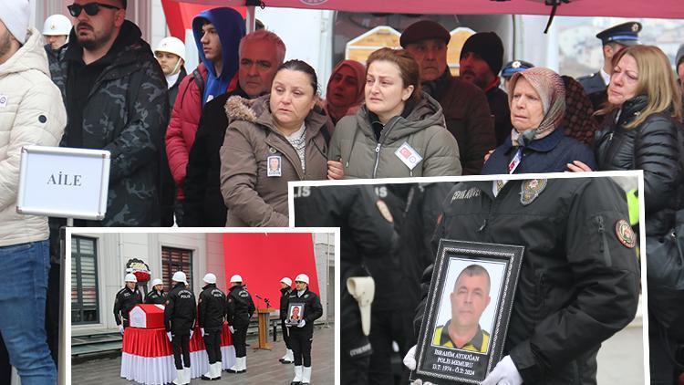 Kanserden hayatını kaybeden polis memuru için tören düzenlendi