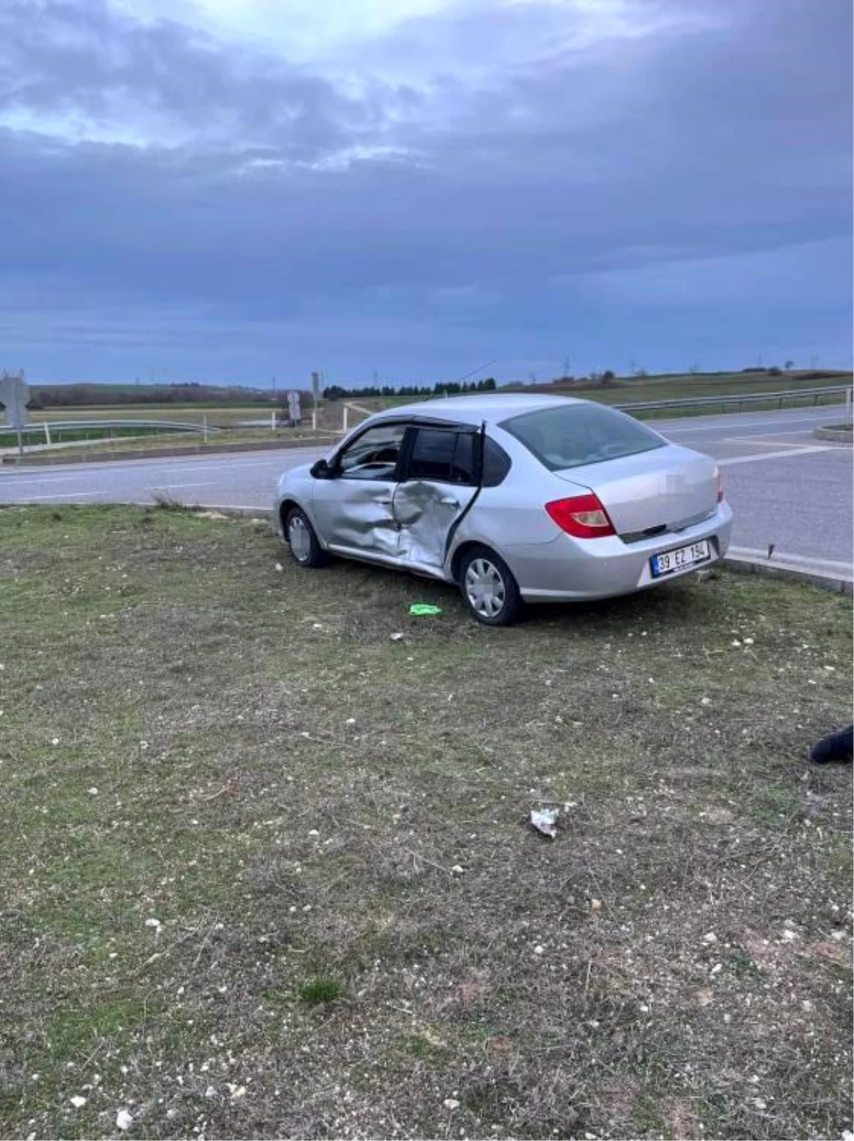 Kırklareli Babaeski'de Otomobil Çarpışması: 1 Yaralı