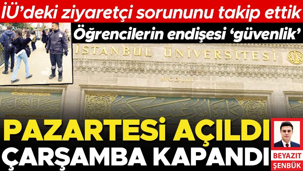 Pazartesi açıldı çarşamba kapandı