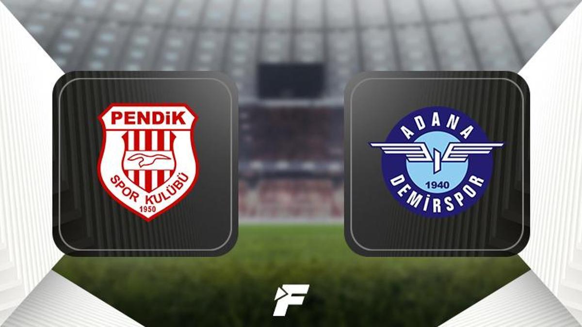 Pendikspor - Adana Demirspor maçı ne zaman, saat kaçta, hangi kanalda?