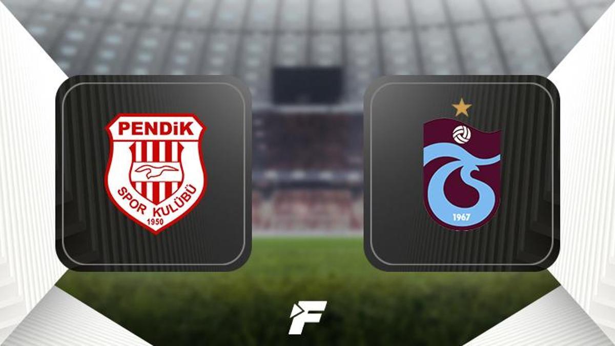 Pendikspor - Trabzonspor maçı ne zaman, saat kaçta, hangi kanalda? (Muhtemel 11'ler)