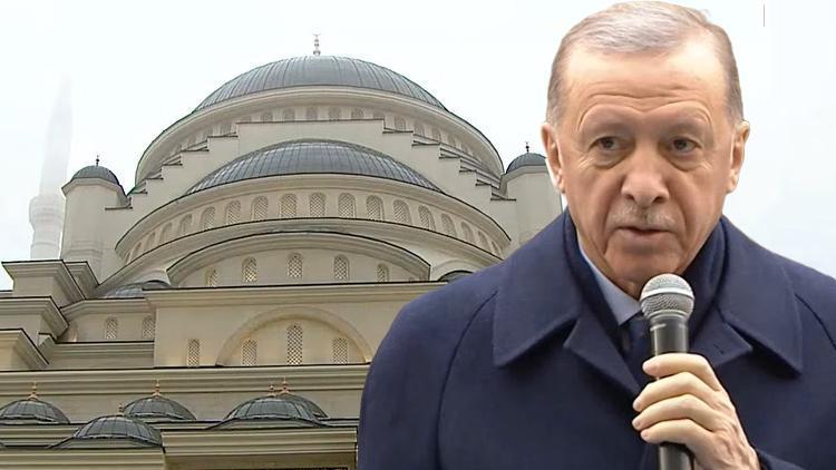 Şahinbey Millet Camii açıldı... Cumhurbaşkanı Erdoğan: Birlik ve beraberliği sembolüdür