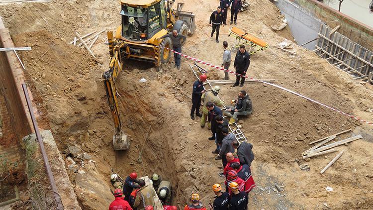 Sancaktepe'de toprak altında kalan işçi Yasin Can yaşamını yitirdi