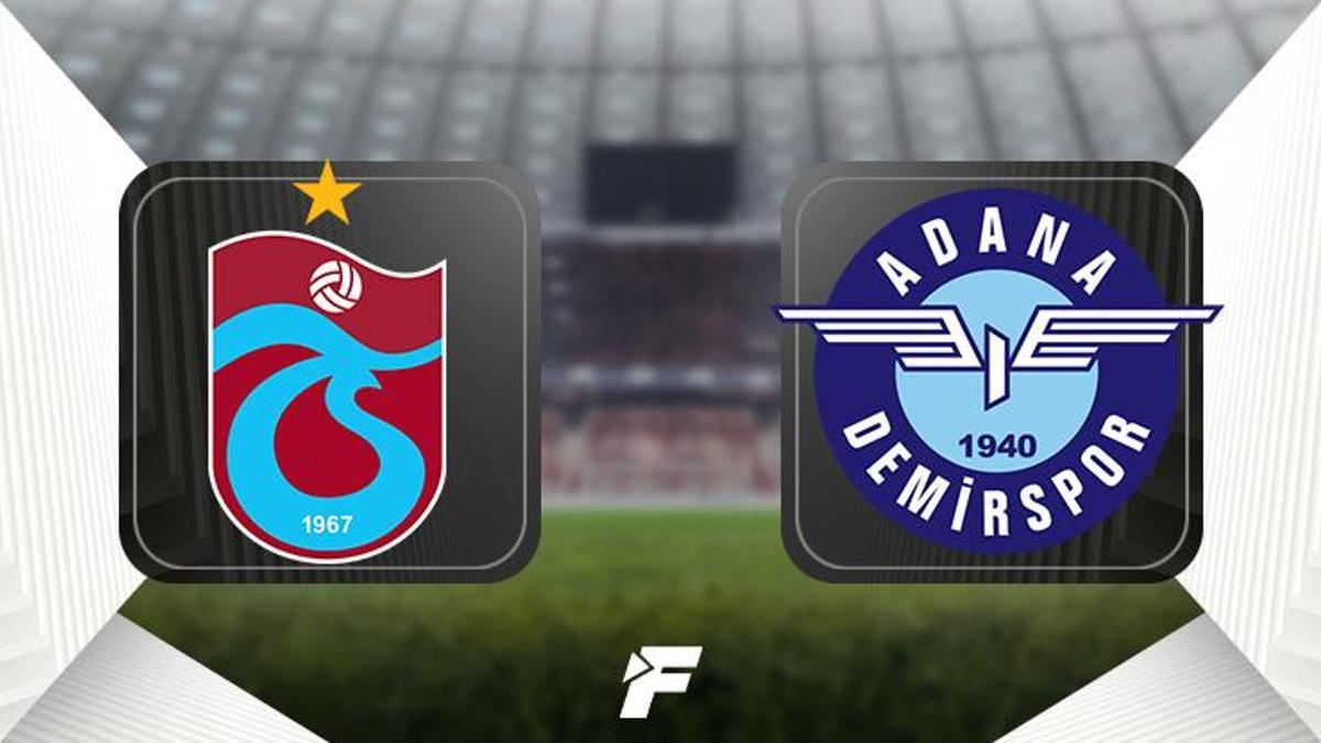 CANLI -                    Trabzonspor - Adana Demirspor maçı ne zaman, hangi kanalda, saat kaçta?