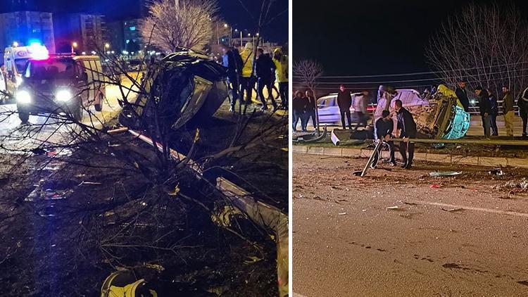 Tokat'ta yola çıkan köpek, trafik kazasına neden oldu! Beş yaralı