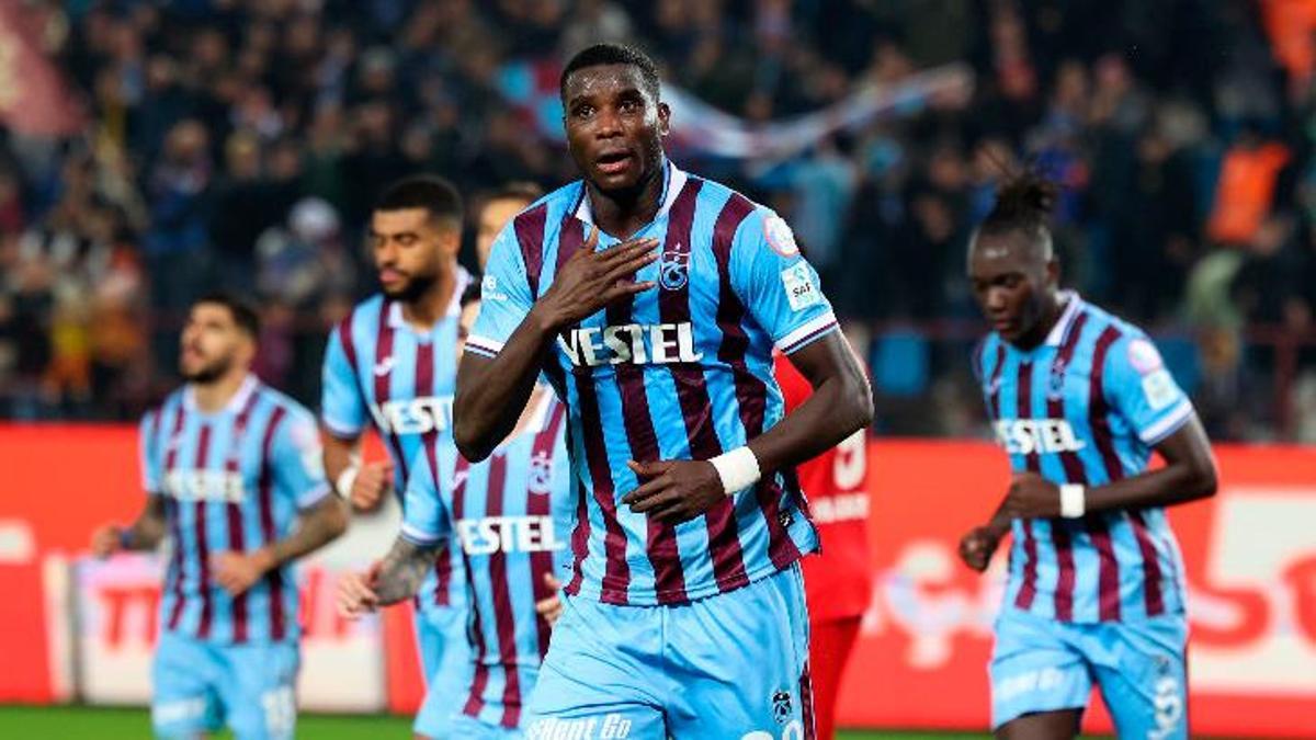 Trabzonspor'da Onuachu dikkat çekiyor!