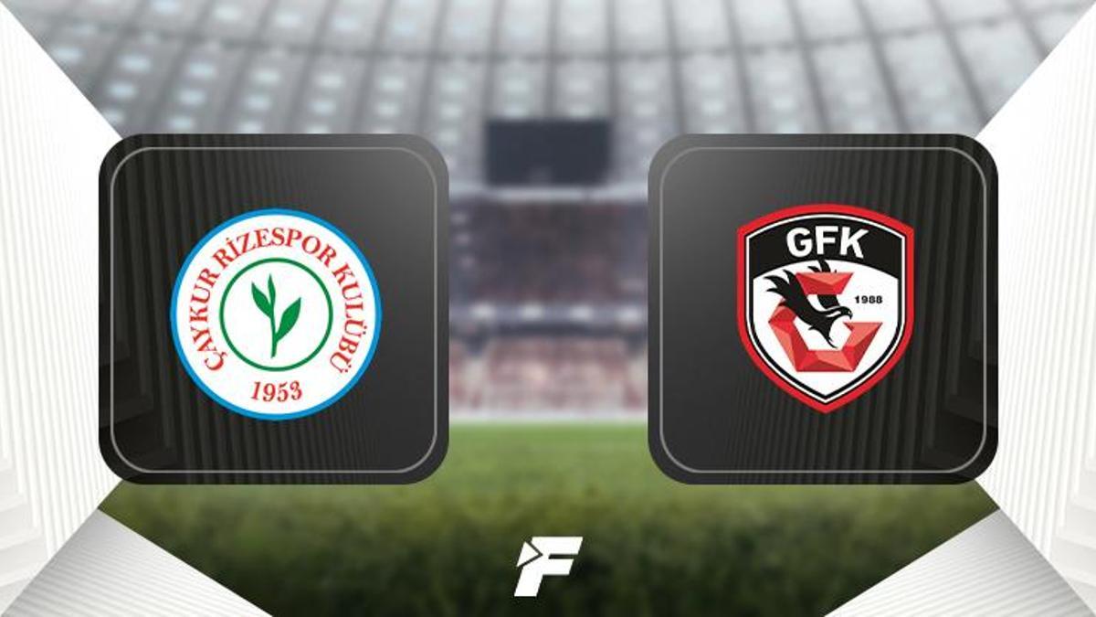 Çaykur Rizespor - Gaziantep FK maçı hangi kanalda, saat kaçta?