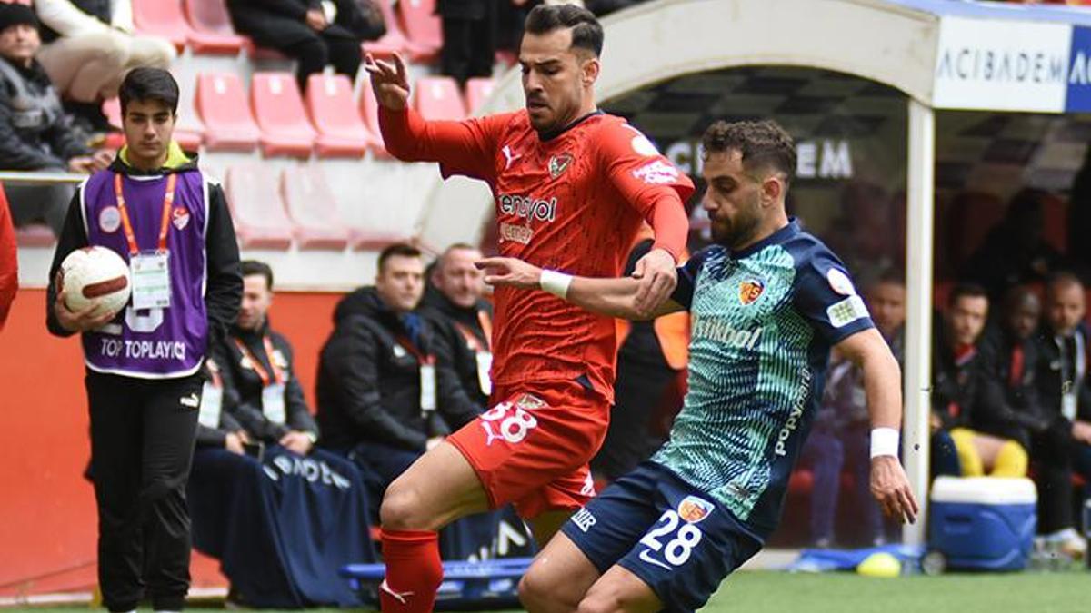 (ÖZET) Kayserispor - Hatayspor maç sonucu: 1-1 | Kayseri'de kazanan çıkmadı