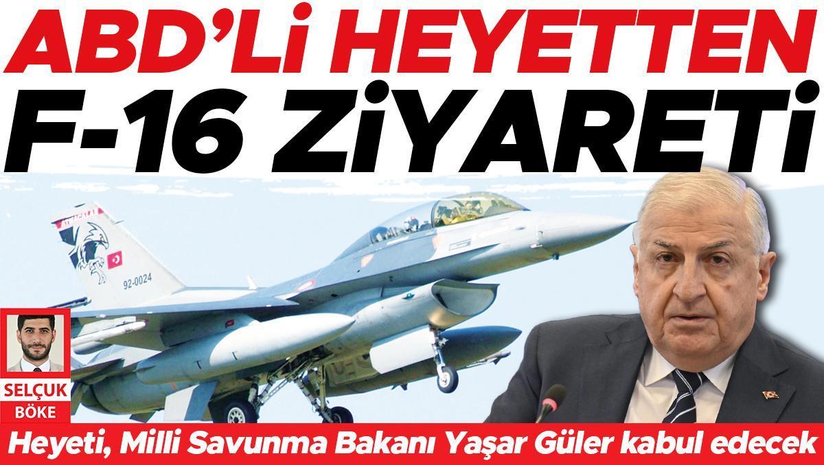 ABD’li heyetten F-16 ziyareti