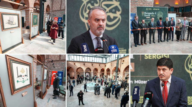 Albayrak Grubu Hat Eserleri Sergisi 'Besmele-i Şerif' temasıyla Bursa'da ziyarete açıldı | Kültür Sanat Haberleri