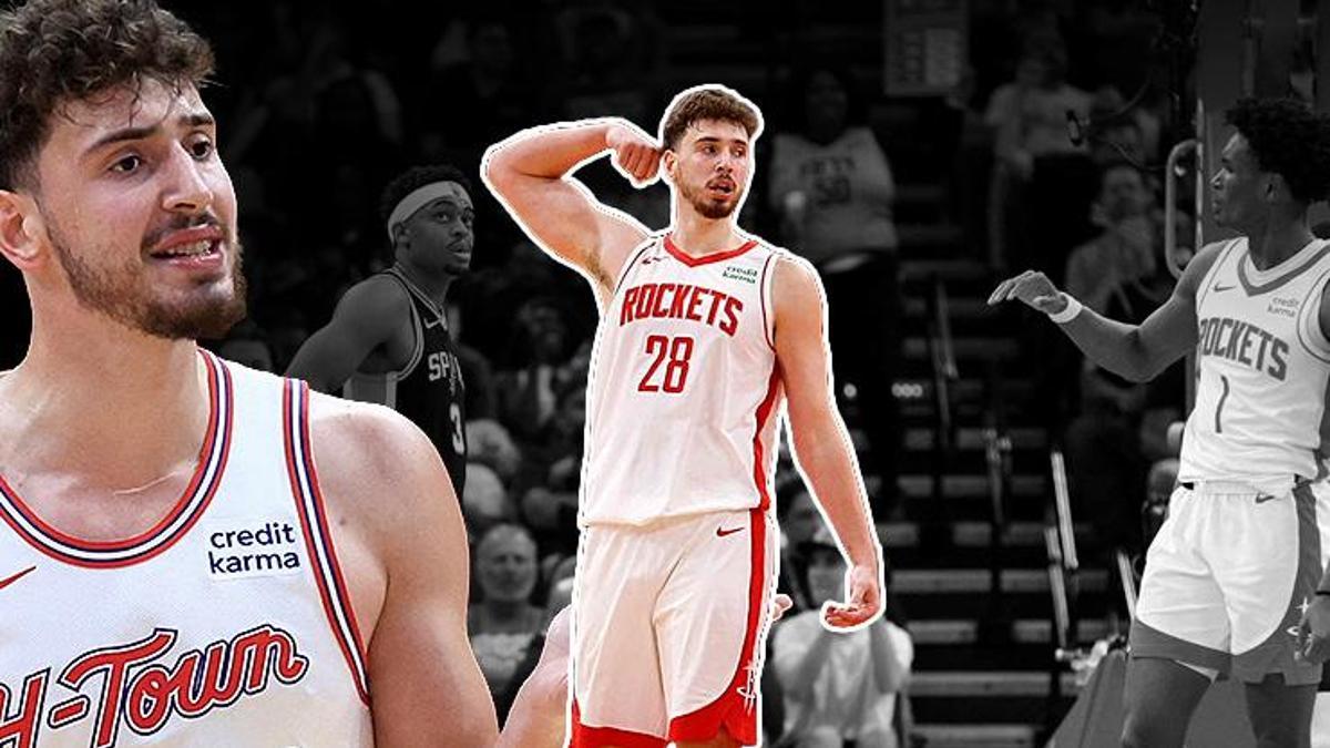 Alperen Şengün'den tarihi performans: Houston Rockets, San Antonio'yu devirdi