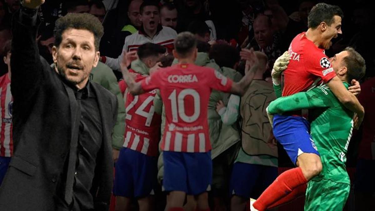 Atletico Madrid, Şampiyonlar Ligi'nde çeyrek finalde! Inter penaltılarda veda etti