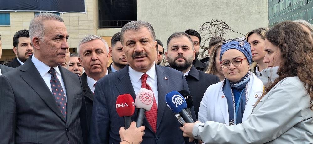 Bakan Koca: Haseki Eğitim ve Araştırma Hastanesi'ne bağlı onkoloji hastanemizin yapımına hız verdik