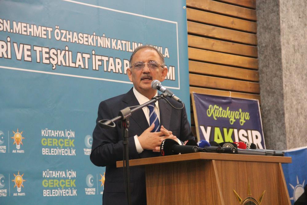 Bakan Özhaseki: Deprem bölgesinde evleri teslim ediyoruz