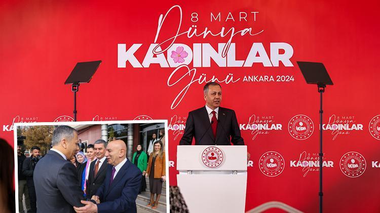 Bakan Yerlikaya ve Turgut Altınok, Kadınlar Günü programında konuştu