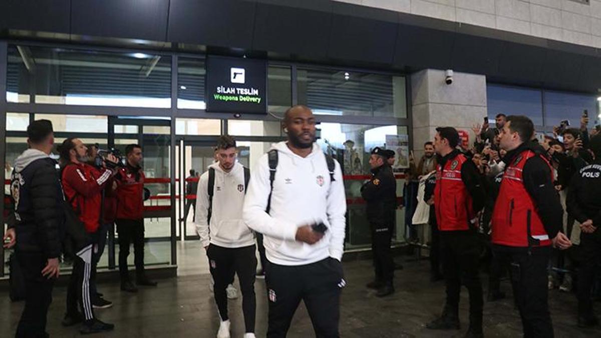 Beşiktaş'a Gaziantep'te coşkulu karşılama