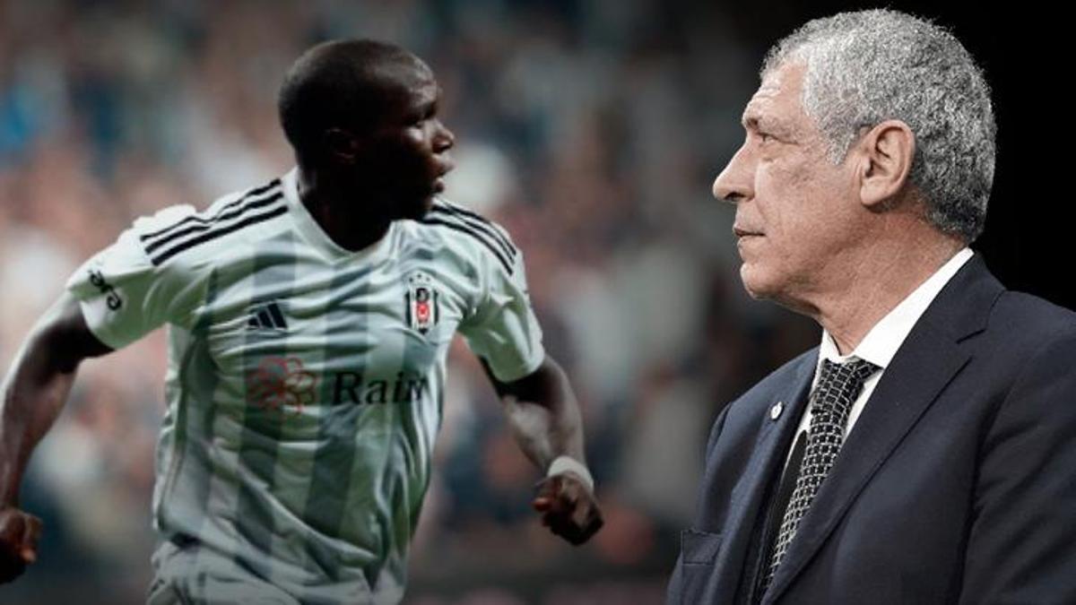 Beşiktaş'ta Fernando Santos'tan Vincent Aboubakar'a özel istek! 'Kulaklarını tıkayıp sahada karşılık ver'