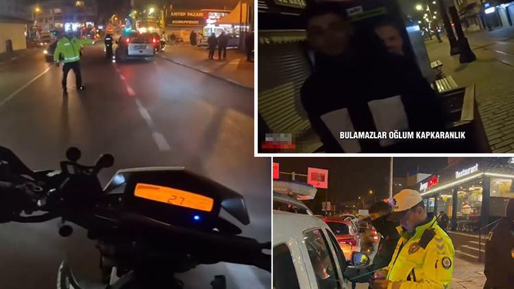 Bursa'da motosikletle polisten kaçtı! Videosunu sosyal medyadan paylaştı... Çorbacıda yakalandı