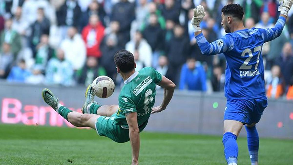 Bursaspor, üstünlüğünü koruyamadı: 2-2