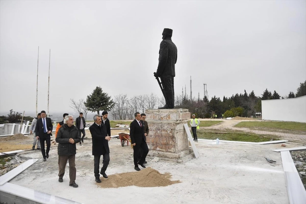 Edirne savunmasının önemli askeri alanlarından Kıyık Tabya'nın restorasyonu sürüyor