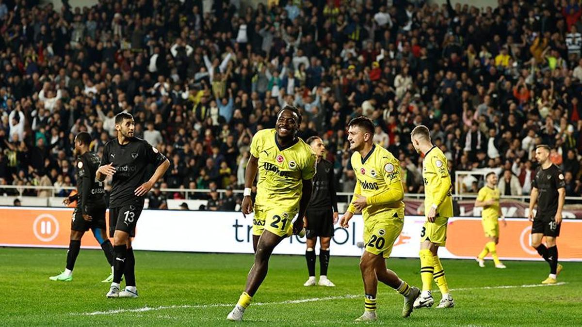 Fenerbahçe, Hatayspor'u usta isimleriyle yıktı! Yıldızlardan skora kritik katkı...