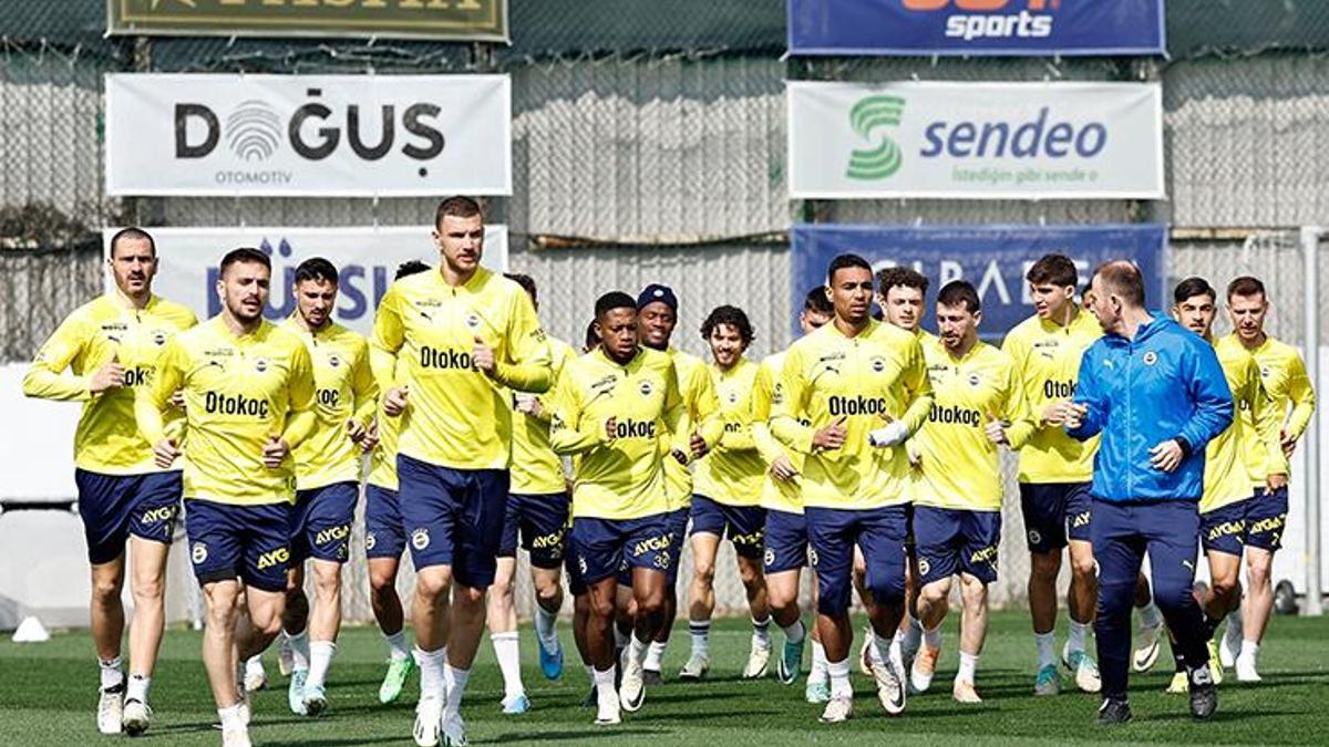 Fenerbahçe, Saint-Gilloise maçı öncesi pas ve taktik çalıştı