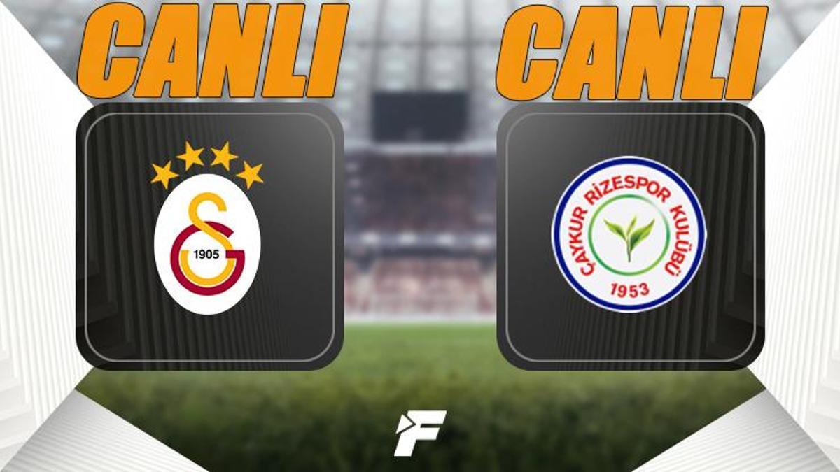 Galatasaray - Çaykur Rizespor maçı canlı izle | beIN Sports 1 canlı yayın (Galatasaray - Çaykur Rizespor maçı şifresiz)