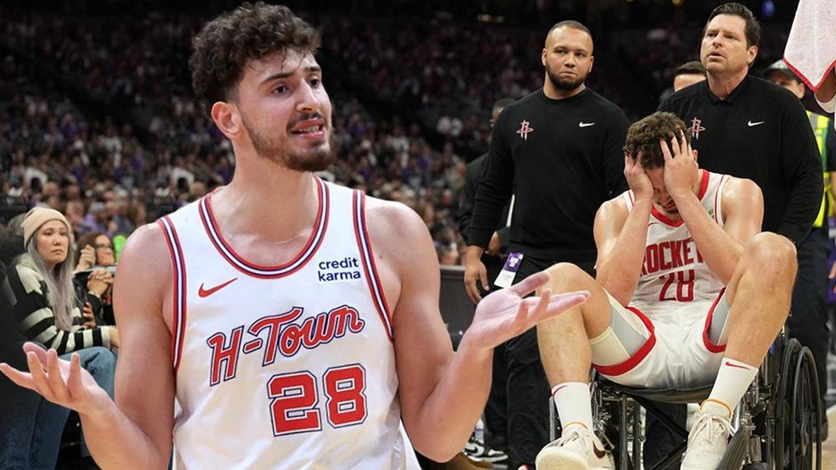 Houston Rockets'ta Alperen Şengün'ün sakatlık durumu belli oldu! Alperen'den açıklama geldi