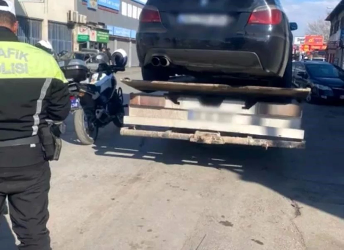 Kayseri'de drift yapan otomobil sürücülerine yüksek para cezası