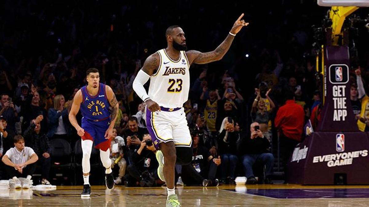 LeBron James NBA tarihine geçti!