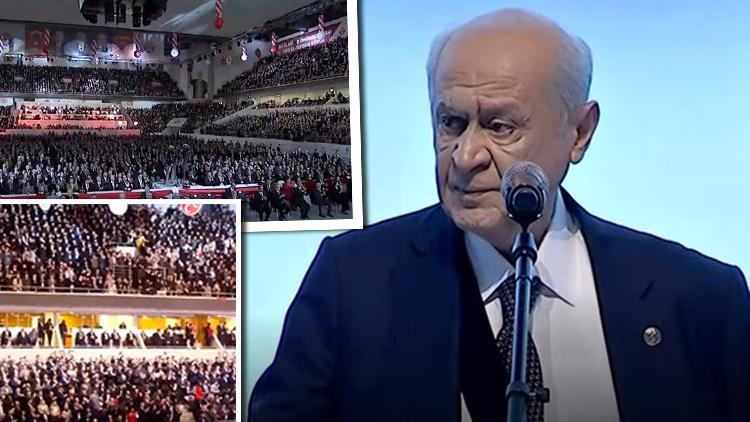 MHP 14. olağan büyük kurultayı... Devlet Bahçeli: Ofiste balya balya para sayan CHP hesabı sandıkta verecek