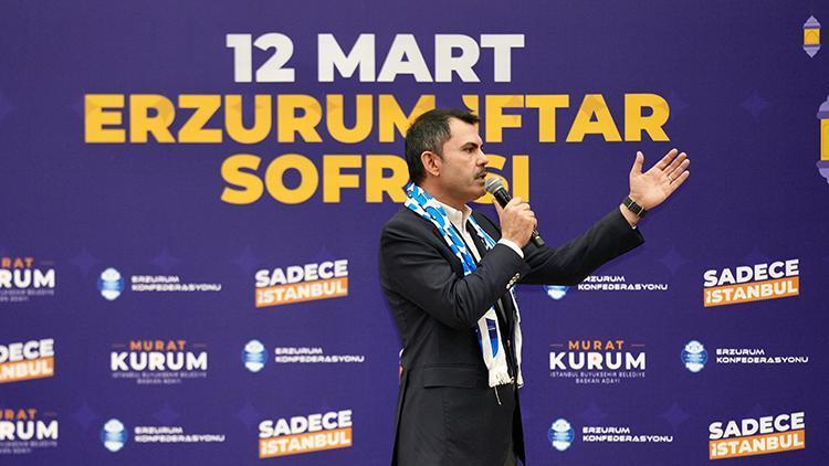 Murat Kurum: Hiçbir zaman sözlerimizi unutmayacağız