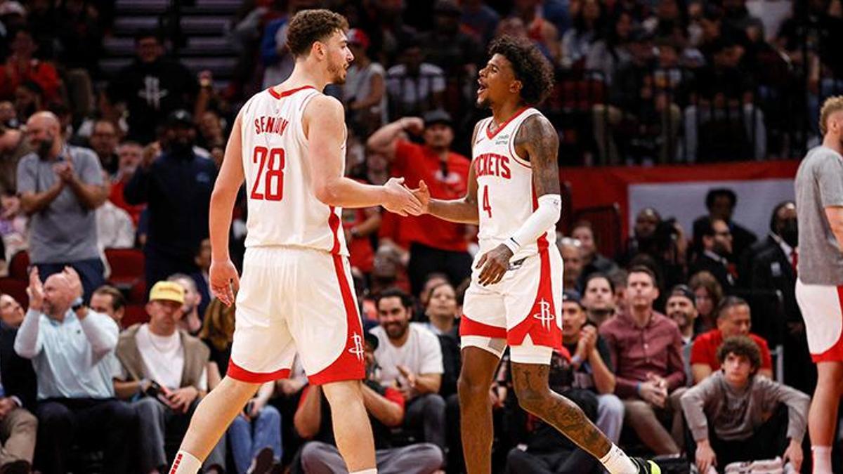 NBA'de Alperen Şengün şov! Kariyer rekoru kırdı