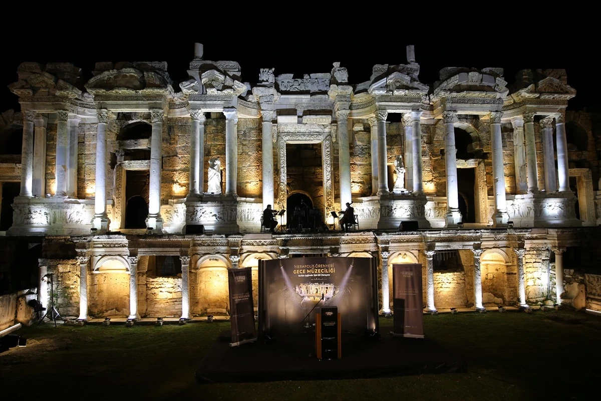 Pamukkale'de Gece Müzeciliği Tanıtıldı