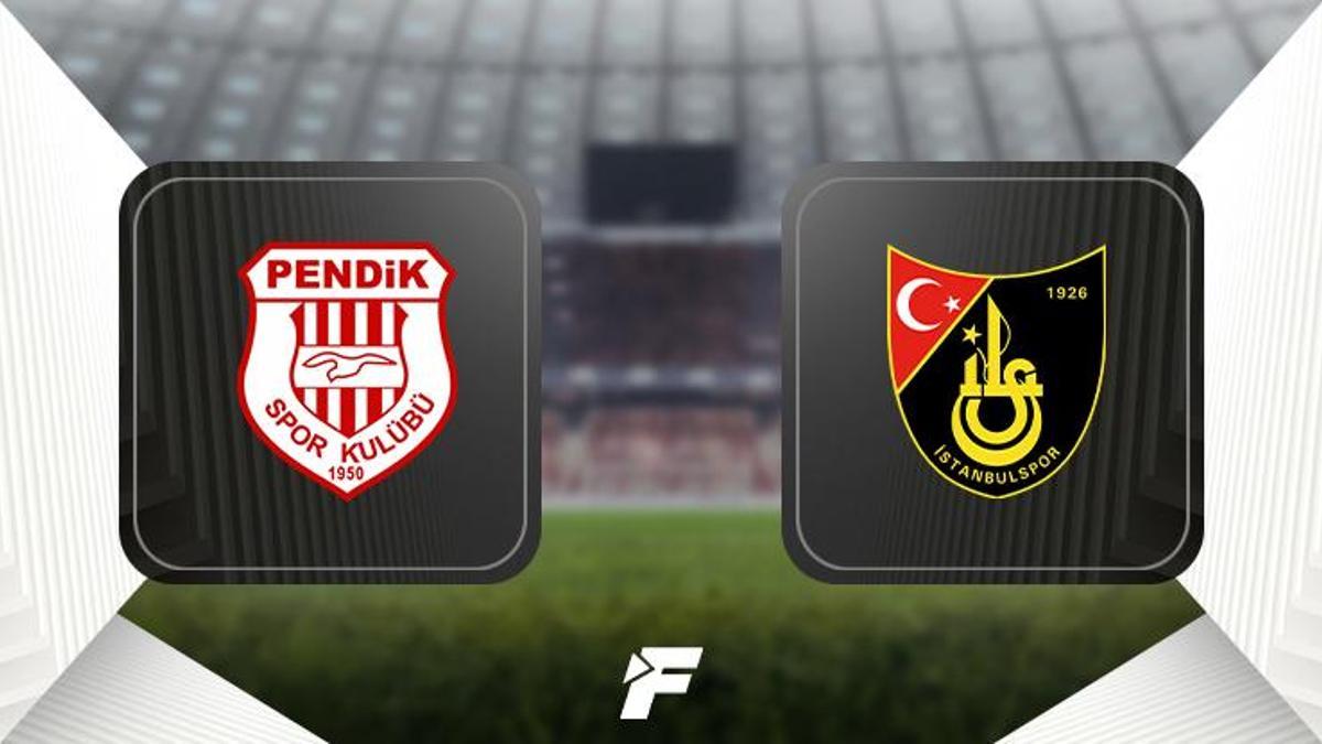 Pendikspor - İstanbulspor maçı (CANLI)