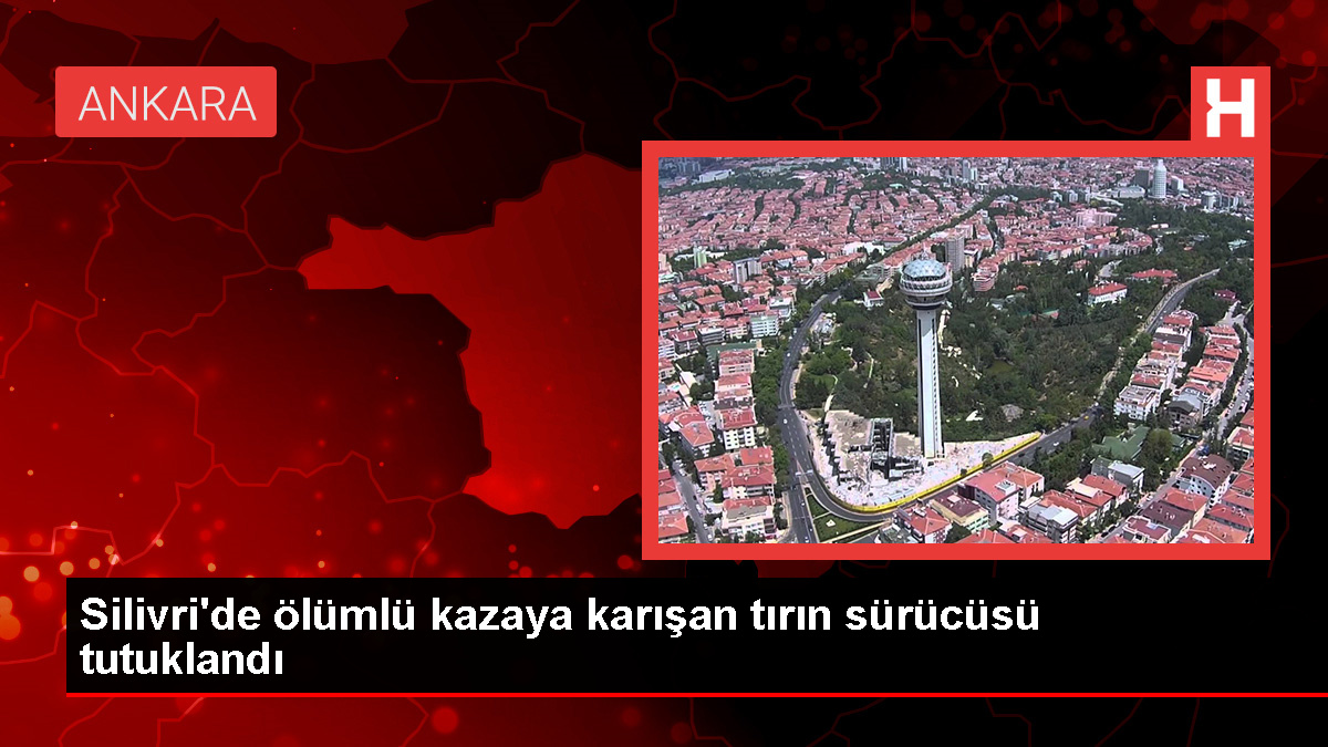 Silivri'de Emniyet Şeridindeki Otomobilden İnen Kişiye Çarparak Ölümüne Neden Olan Tır Sürücüsü Tutuklandı