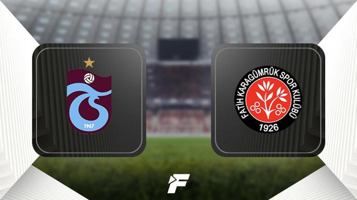 CANLI |                    Trabzonspor - Fatih Karagümrük maçı ne zaman, saat kaçta, hangi kanalda?