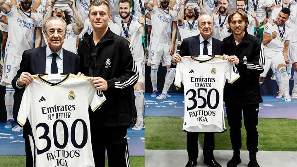 Toni Kroos 300, Luka Modric ise 350. maçına çıktı